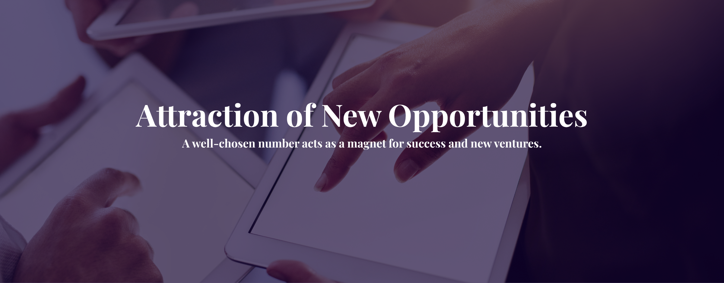 Attraction of New Opportunities